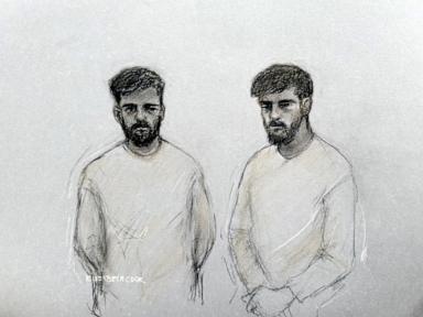 Image from linked report: Iranian men scouted UK synagogue for chlorine bomb plot, prosecutor says