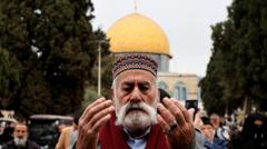 Source-feed image associated with Status quo at Jerusalem's holiest site under threat as Israeli nationalists flout rules