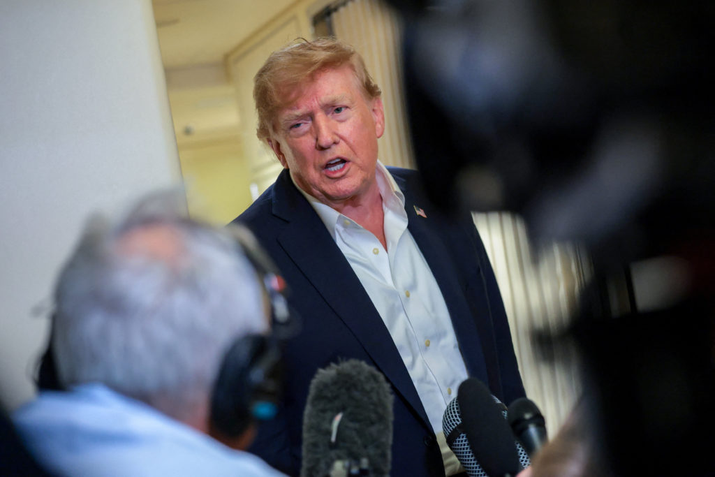 Source-feed image associated with Trump says he's lifting 10% tariff on Irish whiskey because 'everybody's been bugging me'