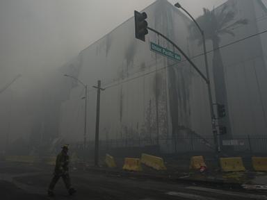 Source-feed image associated with What to know about a cold storage warehouse fire in Los Angeles