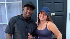 Source-feed image associated with Dizzee Rascal spotted at community folk festival