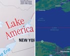 Source-feed image associated with Apple Maps renames Lake Ontario as ‘Lake America’ for US users after Trump order