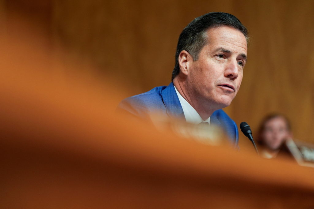 Source-feed image associated with Sen. Bernie Moreno says former son-in-law Max Miller should not serve in the House