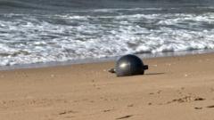 Source-feed image associated with Australia space agency has found 'likely source' of mystery space balls
