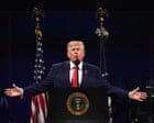 Source-feed image associated with The strangest show on earth: lightning, imperial hubris and a boring tour of Trump’s rhetorical back alleys | David Smith