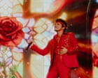 Source-feed image associated with Bruno Mars review – half seedy club, half church service as diminutive singer answers fans’ prayers