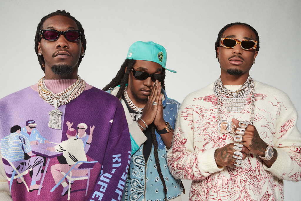Image from linked report: Quavo Says Death of Migos Groupmate Takeoff ‘Eased’ His ‘Friction’ with Offset: ‘It Can’t Get No Tougher Than That’