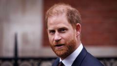 Source-feed image associated with Prince Harry media battle legal bill expected to cost millions