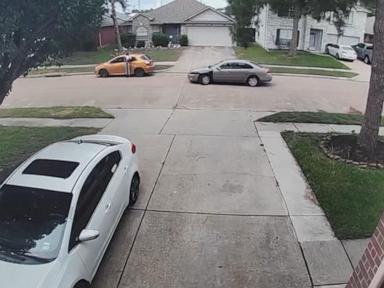 Source-feed image associated with WATCH: Despite being struck by car, DoorDash driver completes her delivery