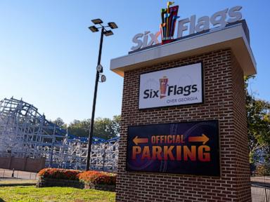 Image from linked report: Latest after man fatally 'ejected' from Six Flags Over Georgia roller coaster