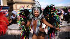 Source-feed image associated with Notting Hill Carnival revels in 60th anniversary celebrations