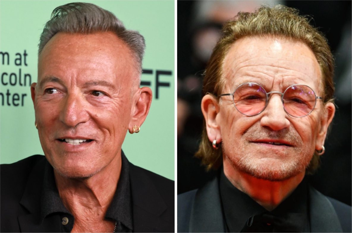 Source-feed image associated with Bruce Springsteen Apologizes for Refusing to Allow His Song in Bono’s Gap Commercial, Tells U2 Frontman: ‘I Should Have F—ing Done It!’
