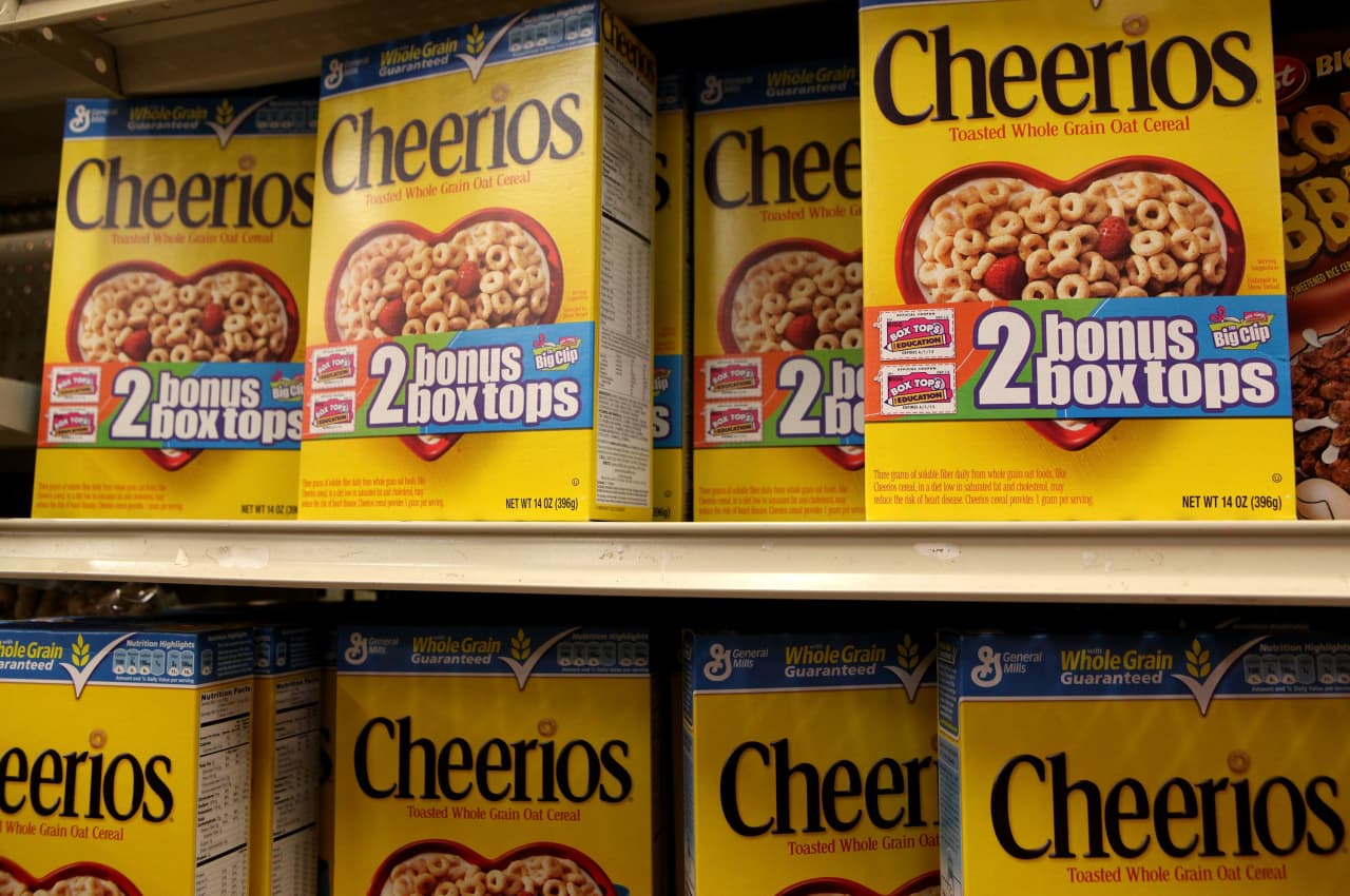 Source-feed image associated with Protein-packed Cheerios and cat food: How General Mills plans to combat a tough spending backdrop