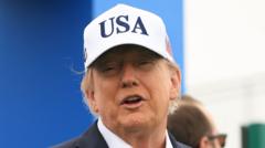 Source-feed image associated with Trump says he will remove all Irish whiskey tariffs as he ends two-day visit