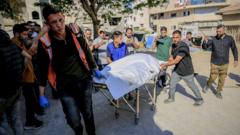 Source-feed image associated with Israeli strikes kill six people in Gaza including Al Jazeera cameraman, officials say
