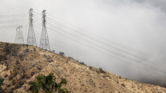 Image from linked report: California Fire Danger Has Utilities Set for Broad Shutoffs