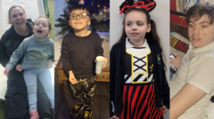Image from linked report: Family tribute to 'devoted' mum and 'precious' children who died in fire