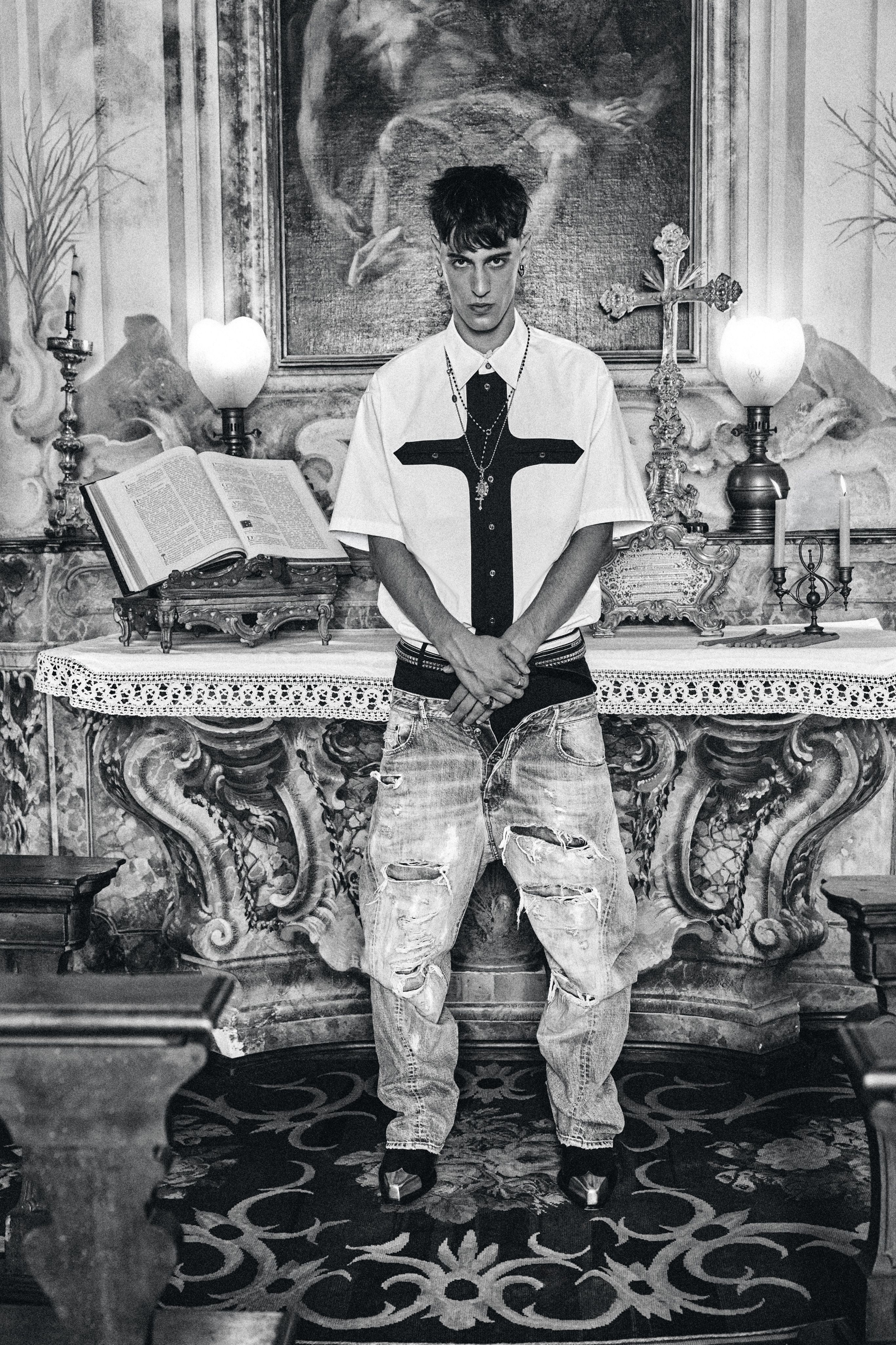 Image from linked report: Dsquared2 Spring 2027 Menswear