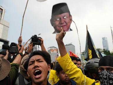 Source-feed image associated with Indonesian students protest government policies as economic pressures grow