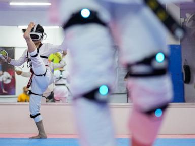 Source-feed image associated with VR and gaming are adding a kick to taekwondo