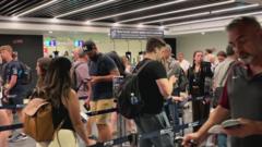 Source-feed image associated with New EU border system tripling time at passport control, airport boss says