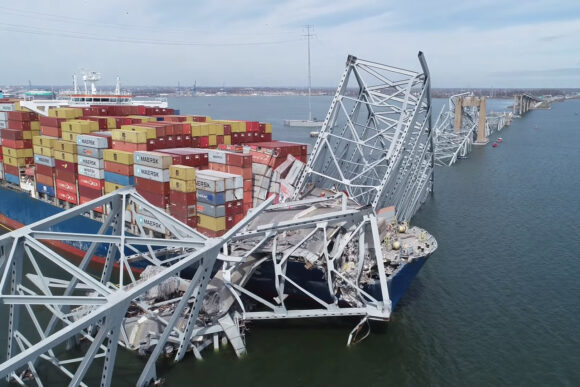 Source-feed image associated with Dali Engineer Reaches Deferred Prosecution Deal Over 2024 Key Bridge Collapse