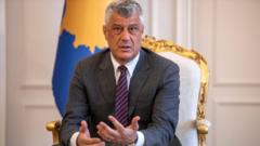 Source-feed image associated with Kosovo's former president sentenced to 25 years for war crimes