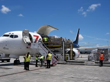 Source-feed image associated with US sends food for Cuban residents while still pressuring island's government