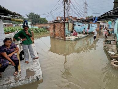 Image from linked report: Heavy rain and flooding kill at least 62 in northern India