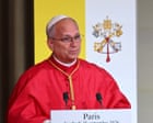 Image from linked report: Pope Leo warns AI could lead to losing 'humanity amid a paradise of machines' in Paris – video