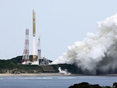 Source-feed image associated with Japan's struggling flagship H3 rocket returns to flight with the debut of a low-cost variant