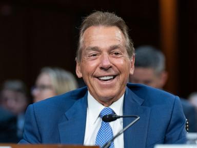 Source-feed image associated with Nick Saban lends support to college sports bill as SEC, Big Ten push back