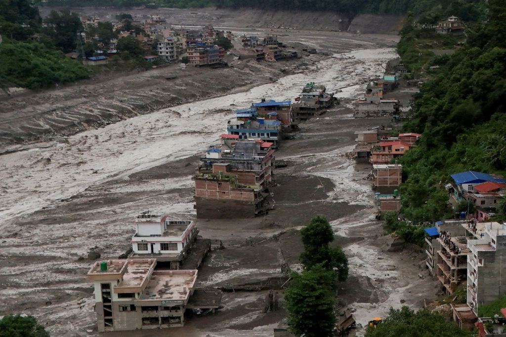 Source-feed image associated with At least 22 killed and hundreds missing after avalanche triggers deadly flash floods in Nepal