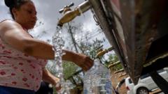 Source-feed image associated with Puerto Rico rations water supplies due to intense drought