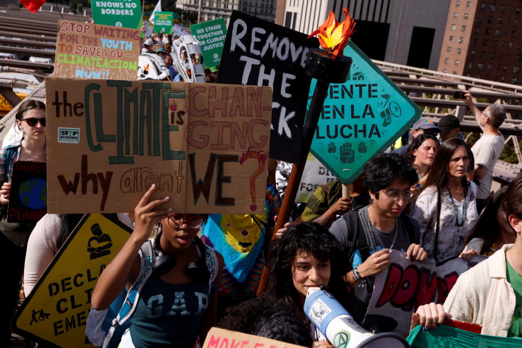 Source-feed image associated with The Earth is sizzling, but climate isn't a hot topic for Democrats in this year's campaigns