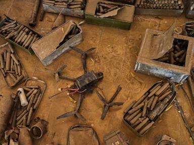 Source-feed image associated with Sudanese paramilitary drone strikes kill at least 15 people in central region, officials say