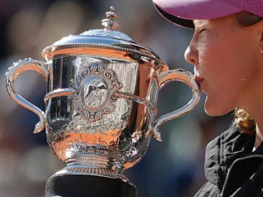 Source-feed image associated with Russian teenager Mirra Andreeva wins French Open to claim her first Grand Slam title