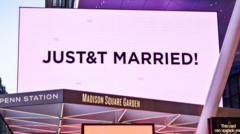 Source-feed image associated with Taylor Swift marries Travis Kelce in NYC ceremony officiated by Adam Sandler