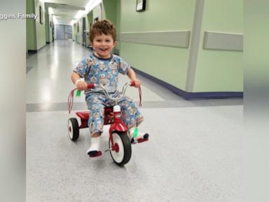 Image from linked report: WATCH: 11-year-old shares a look at his cancer journey
