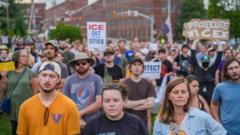 Source-feed image associated with Watch: Maine residents protest latest ICE shooting