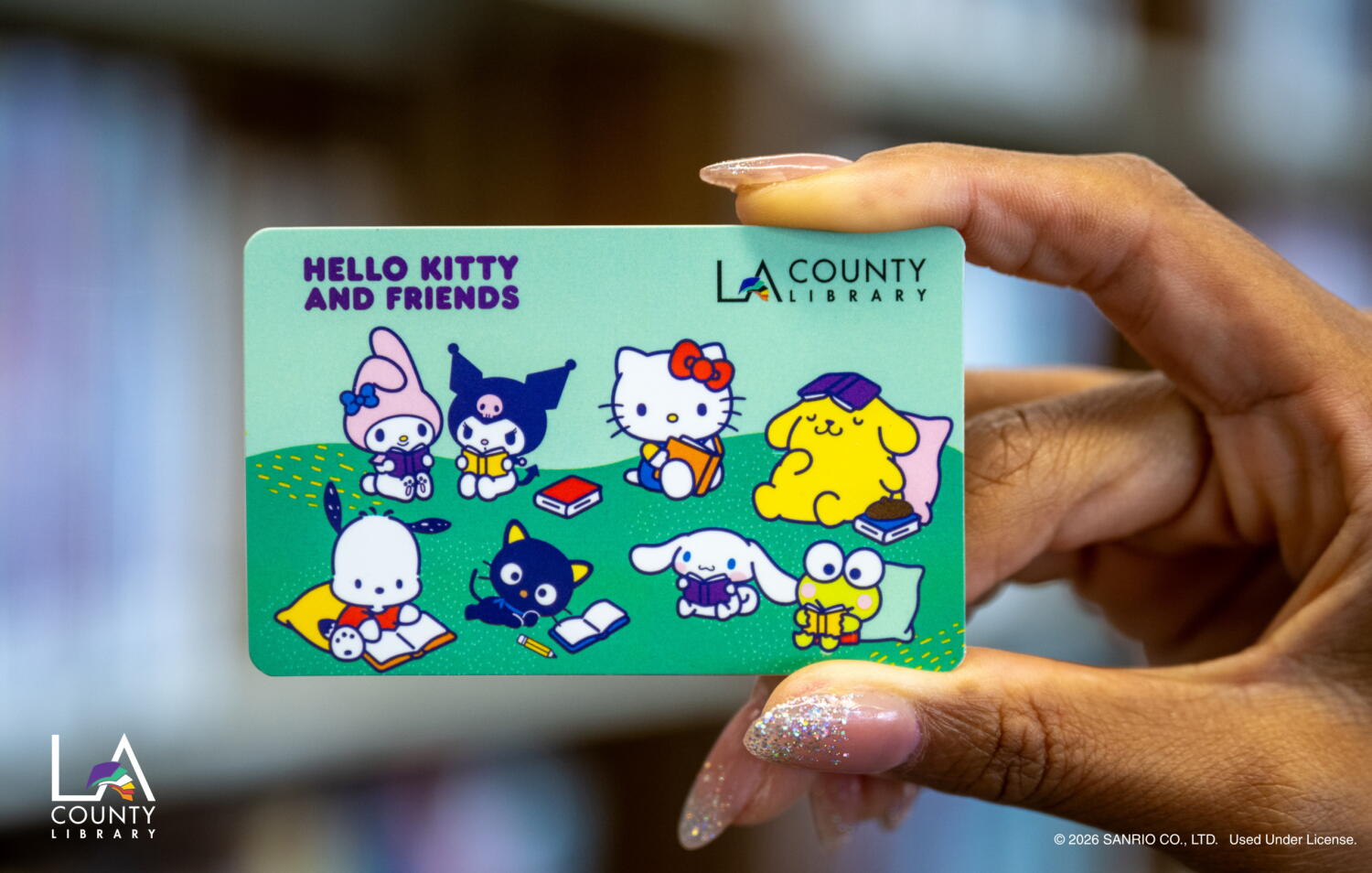 Source-feed image associated with 'Super cute' Hello Kitty cards draw crowds to the L.A. County Library