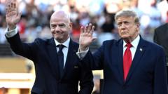 Source-feed image associated with Trump says it would be 'terrible mistake' to remove Infantino