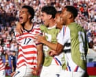 Source-feed image associated with World Cup 2026: USA overcome Bosnia and Herzegovina to reach last 16 – in pictures