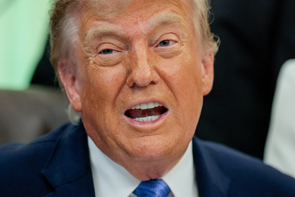 Source-feed image associated with WATCH: 'We're going to be attacking' Iran after U.S. helicopter shot down, Trump says