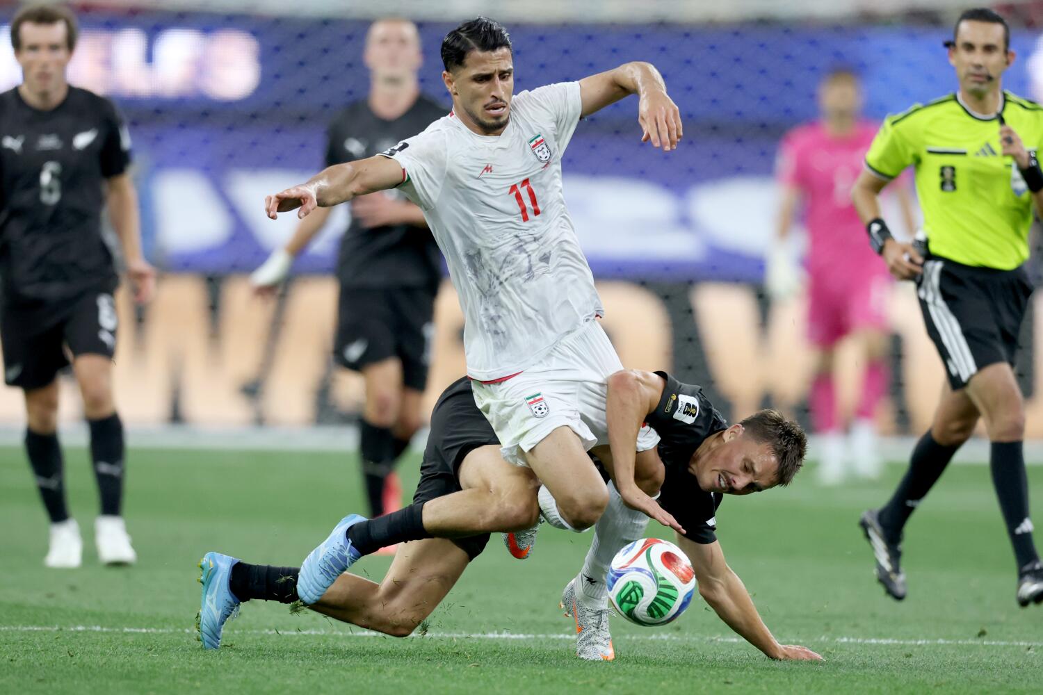 Source-feed image associated with Frustrated Iran vents about restrictions after draw with New Zealand at World Cup