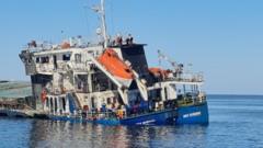 Image from linked report: Zelensky condemns 'horrific' Russian strike on boat carrying corn in Black Sea