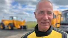 Source-feed image associated with British driver who broke sound barrier sets new speed record