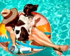 Source-feed image associated with ‘The angle of the dog, the hat and the tattoo on her foot all come together’: Trace Meek’s best phone picture