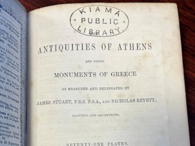 Source-feed image associated with Book found bricked in a fireplace returned to Australian library, 150 years overdue