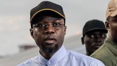 Source-feed image associated with Senegal's sacked PM Sonko elected parliamentary Speaker in challenge to president